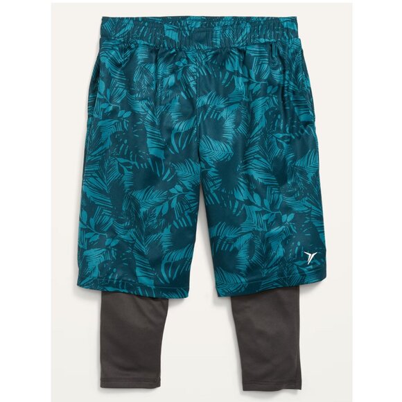 NEW Old Navy Active Go-Dry 2 in 1 Mesh Elastic Waist Drawstring Basketball Pant - Picture 1 of 1